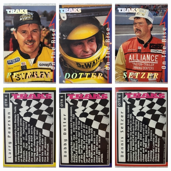 1995 Traks On The Rise Subset - NASCAR - Picture 3 of 9